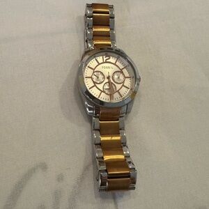 Fossil Watch Gold and Silver Tones, All Stainless Steel